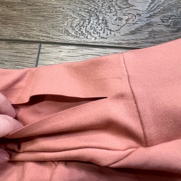 Gymshark Laser Cut Leggings, Peach, High-rise, Size Medium, Womens - Picture 13 of 13